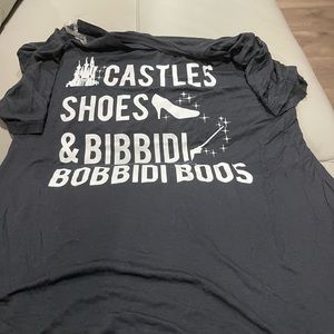 Disney Princess Castles shoes bibbidi boppity boos tshirt
